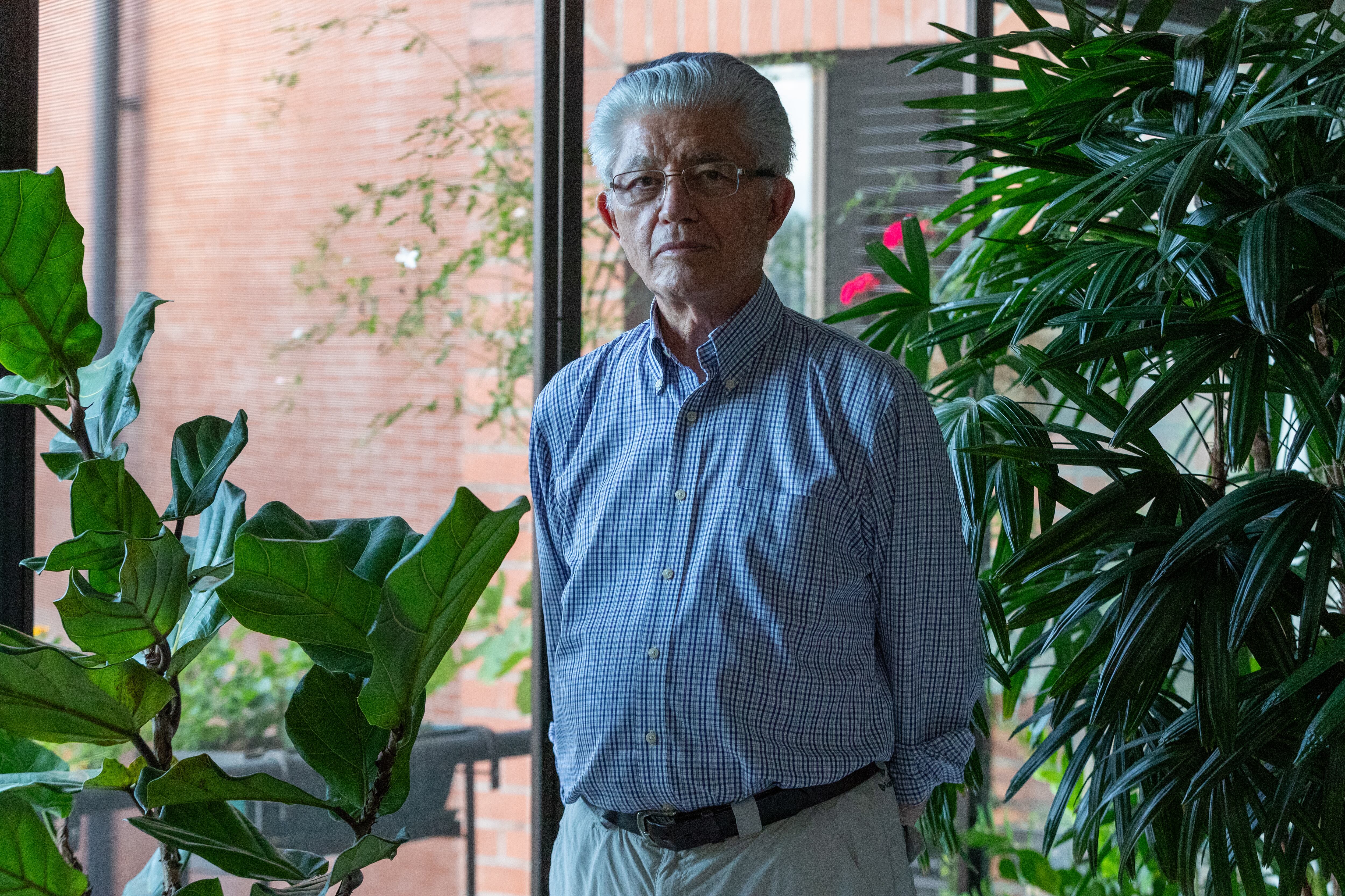 10/11/2023, San José, Escazu, retratos de Alfio Piva Mesén, rector de la UNA que recibió el premio Honoria Causa de la UNA.