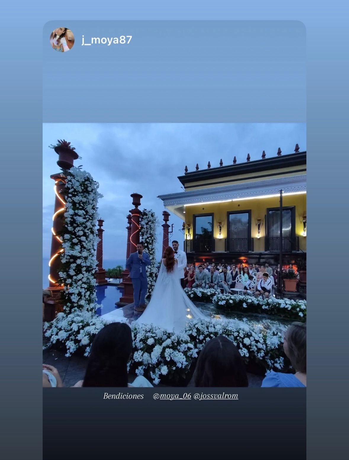 Boda de Jonathan Moya y joseline Valverde