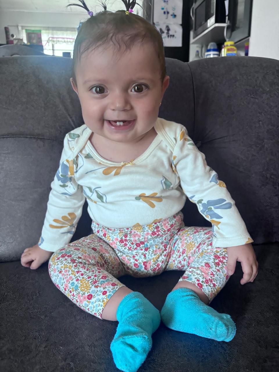 Zoe es una niña de 9 meses que viajará a España para que le hagan una operación a corazón abierto