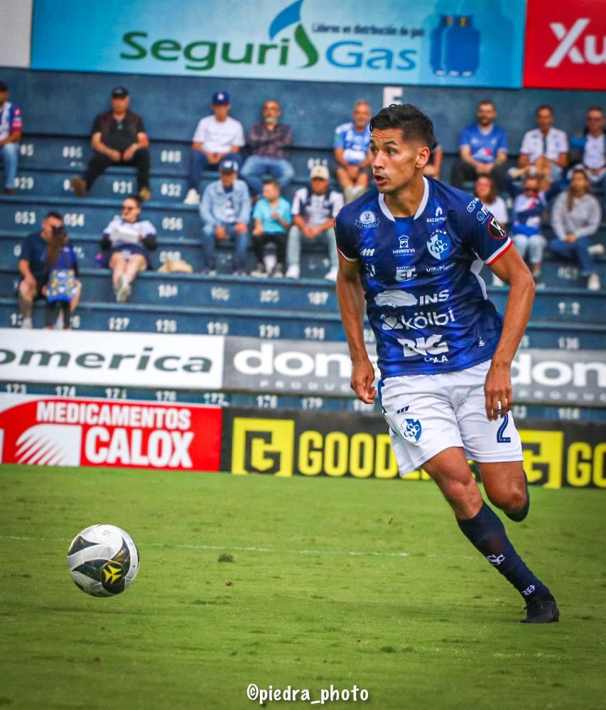 Randall Cordero, jugador del Club Sport Cartaginés, que se lesionó el domingo anterior, en el juego ante Saprissa. Cortesía Randall Cordero.