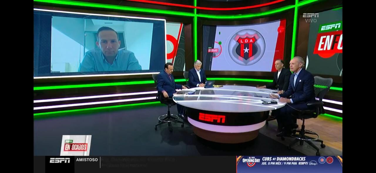 León Weinstok tiró en ESPN una frase que picó y dio de qué hablar.