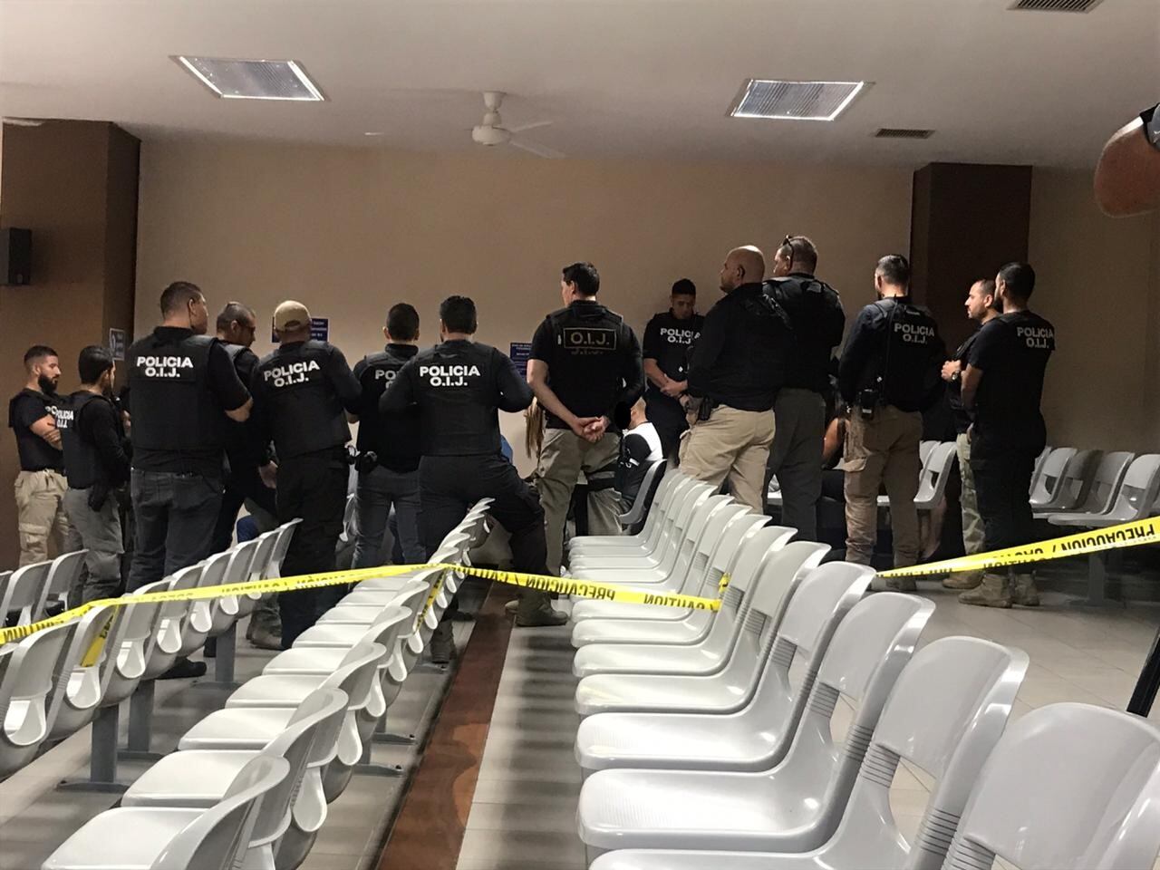 Juicio contra 12 miembros de la banda del Gringo por doble homicidio descubierto en La Sabana. Foto Adrián Galeano