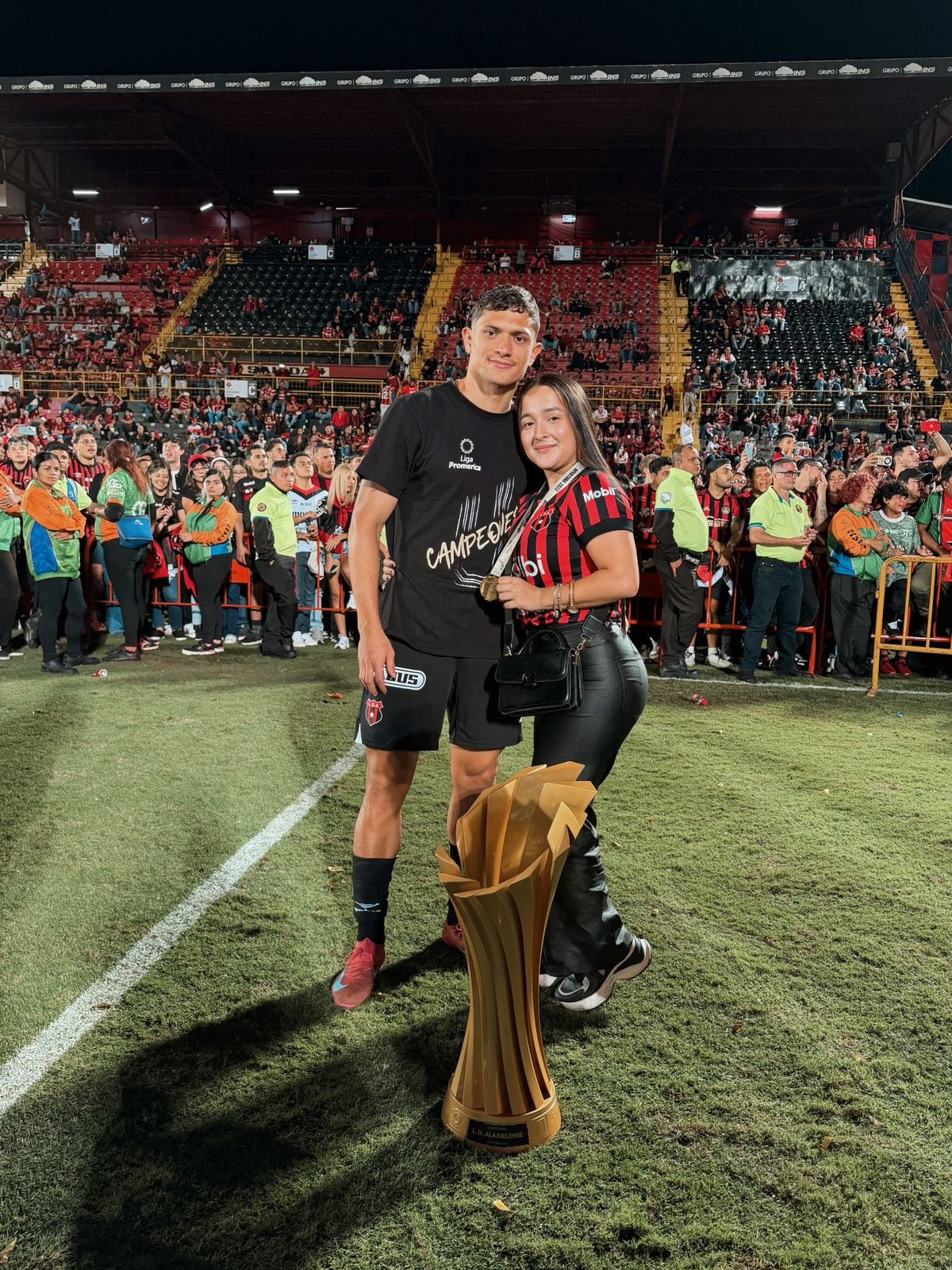 Keisha López, esposa del delantero de Alajuelense Anthony Hernández.