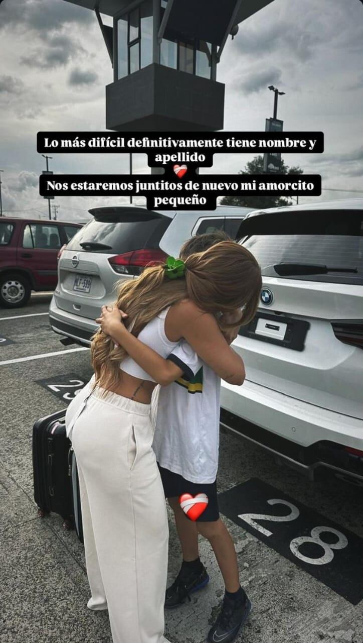 Keyla Sánchez dejó el corazón con su hijo Thiago