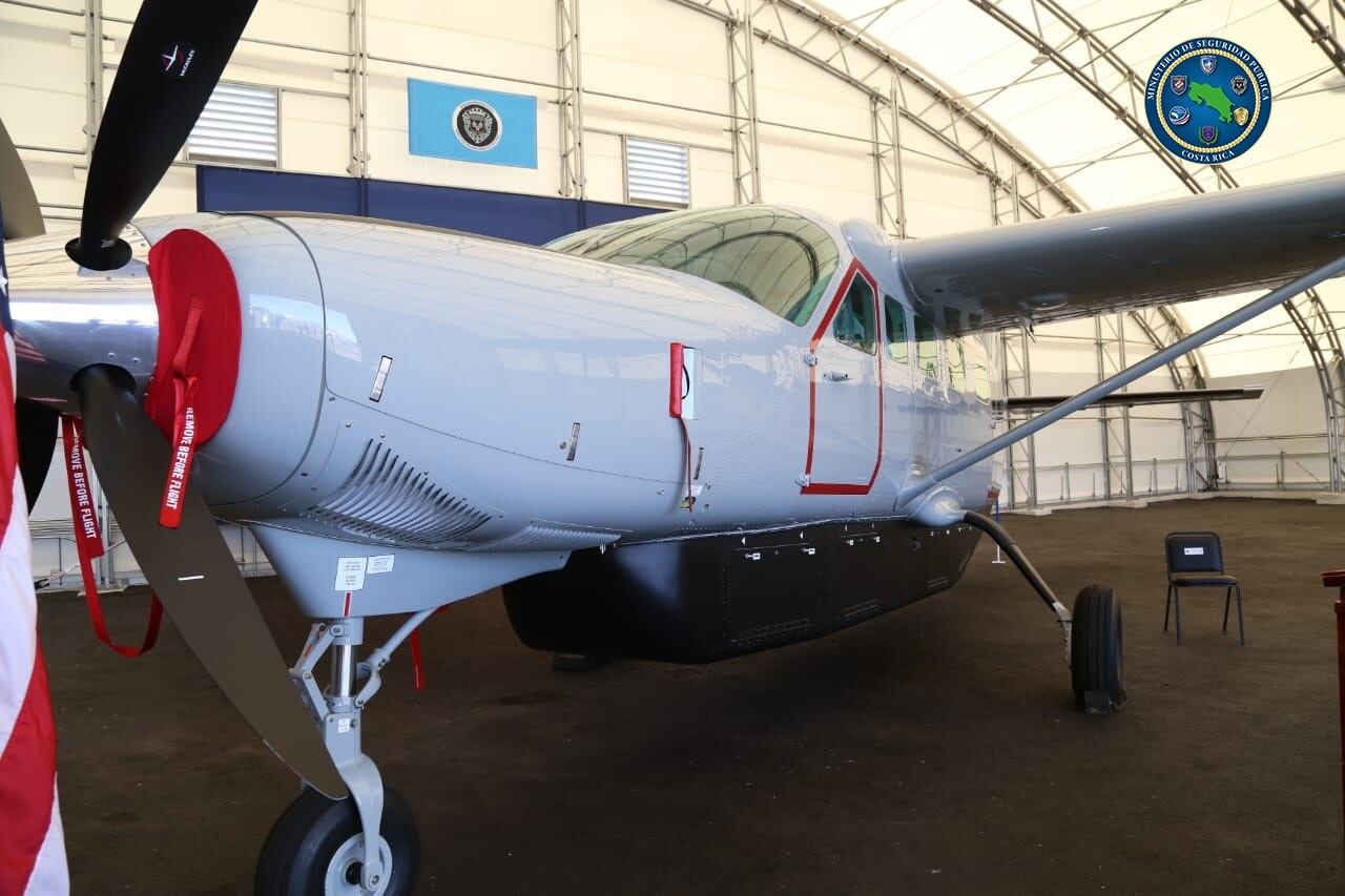 SVA recibe nuevo avión como parte de donación hecha por Estados Unidos. Foto MSP.