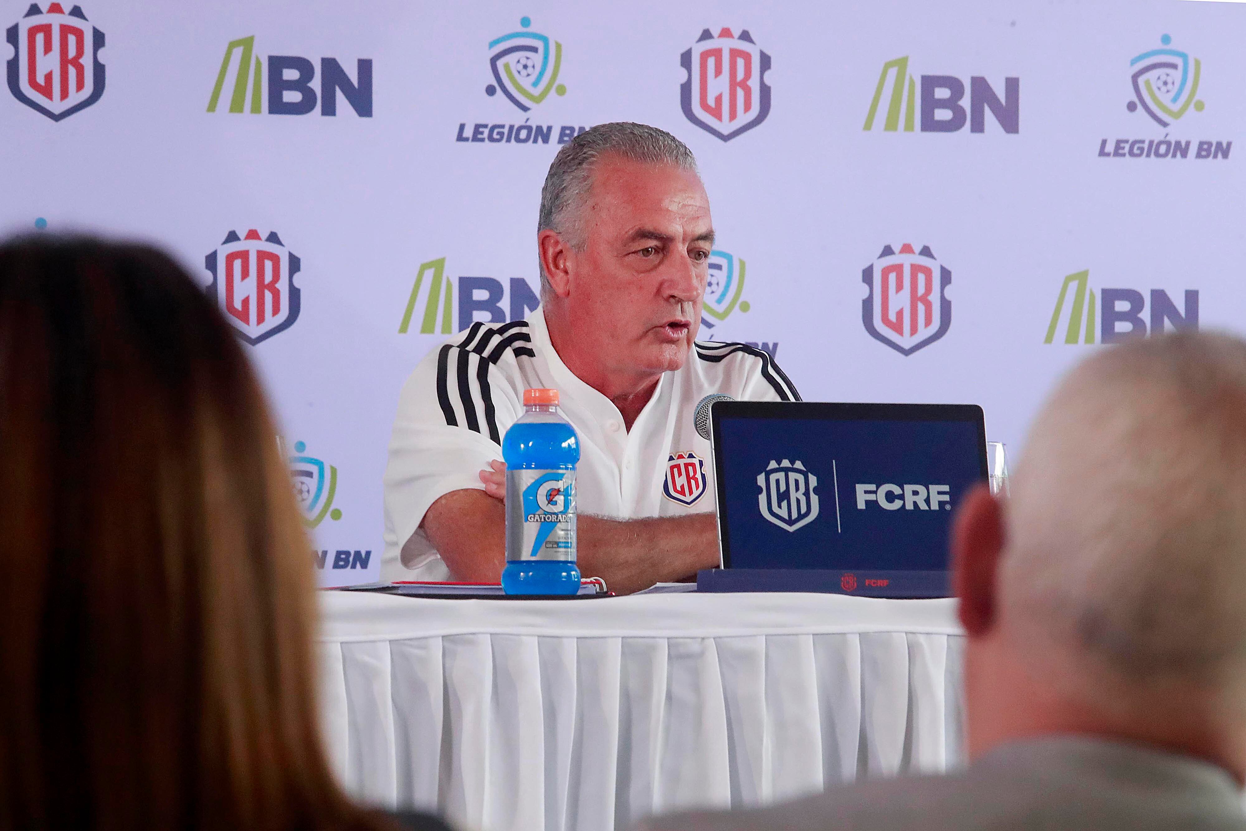 01/02/2024       Estadio Nacional. Conferencia de prensa con el director técnico de la Selección Nacional, Gustavo Alfaro, previo al partido amistoso de la Selección Nacional de Costa Rica ante su similar de El Salvaldor. Foto: Rafael Pacheco Granados.