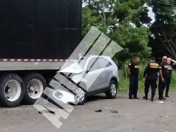 El fatal choque ocurrió en La Cruz de Guanacaste. Foto ANI.