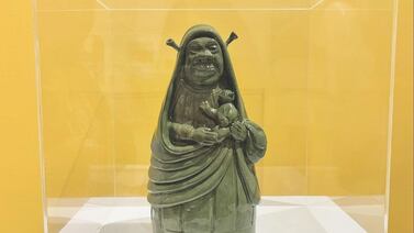 Una Virgen de los Ángeles con el rostro de Shrek causa indignación y todo tipo de comentarios