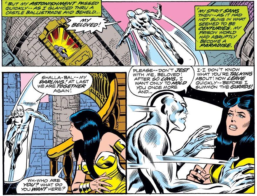 Silver Surfer y Shalla-Bal comparten el  poder cósmico. Foto: CBR.