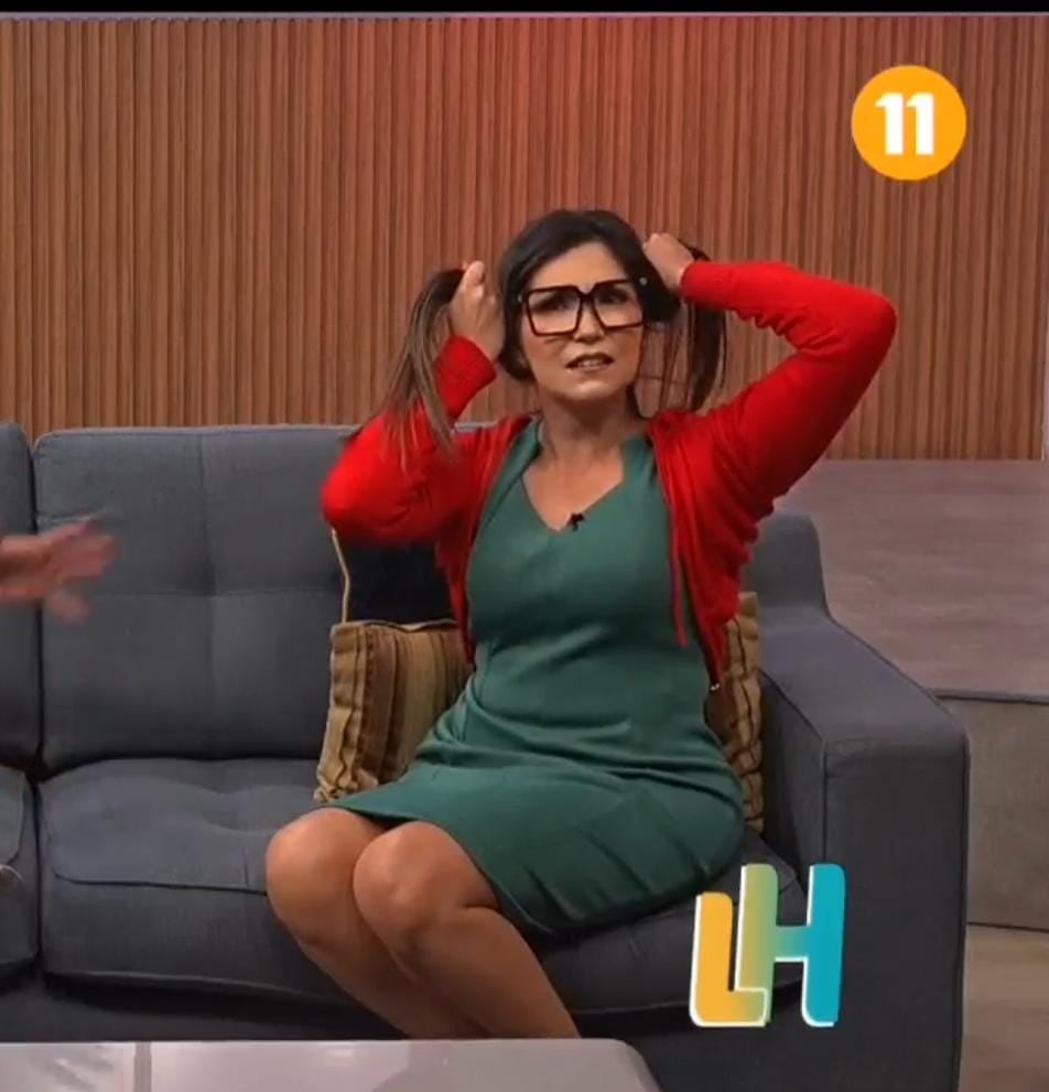 Ginnés Rodríguez se convirtió en La Chilindrina