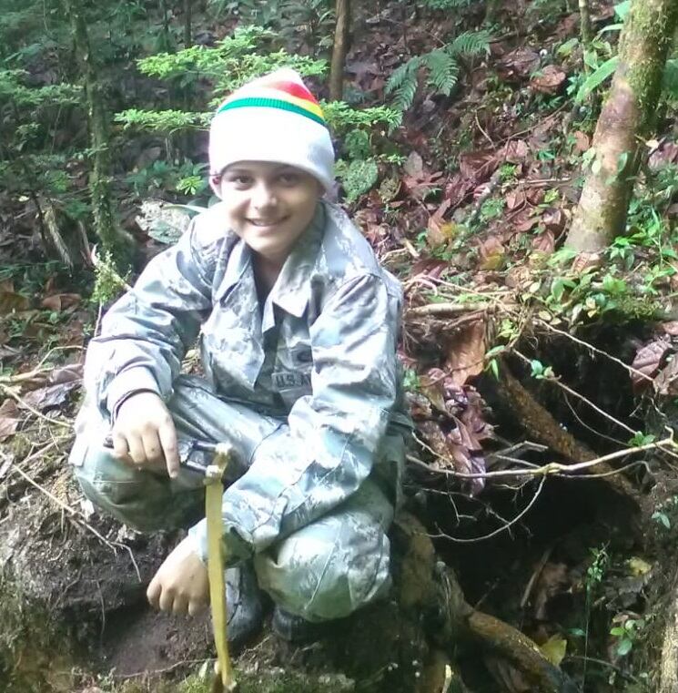 Fernando Araya Montero, niño de 11 años que cayó a río con su bicicleta. Foto suministrada por Keyna Calderón.