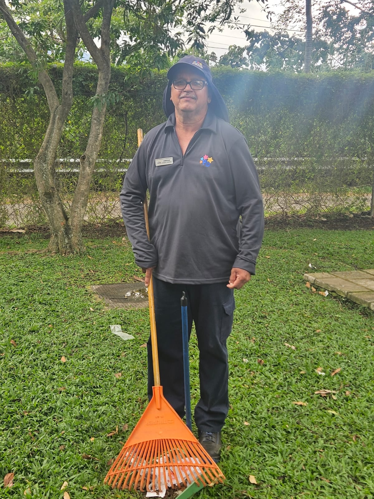 Enrique Porra trabaja desde hace ocho años en el Parque Nacional de Diversiones.