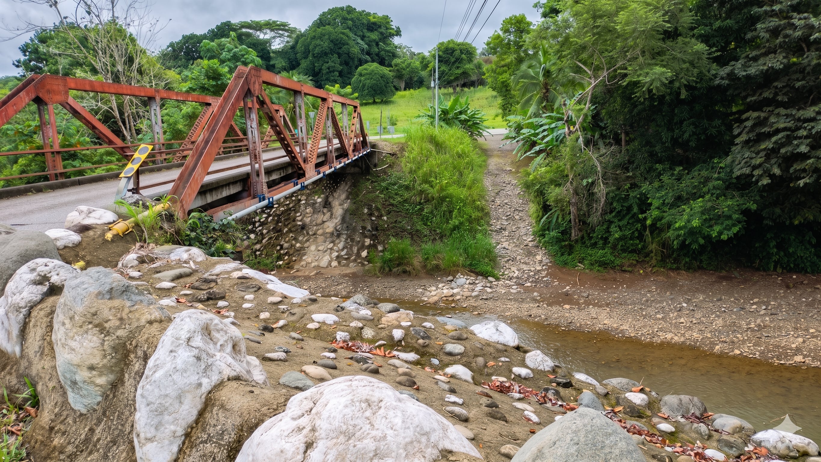 Construcción de nuevo puente sobre río Balsar
