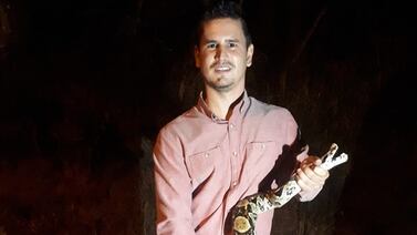 El “Encantador de serpientes” tico vive en Turrúcares