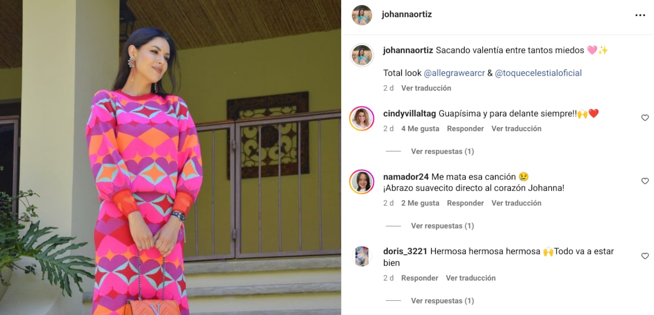 Johanna Ortiz se separa de Esteban Salazar