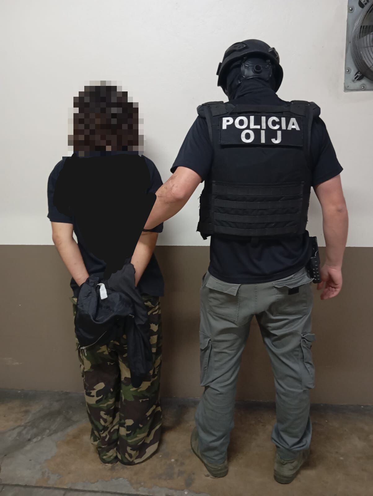 El muchacho fue detenido en San Rafael Abajo de Desamparados. Foto OIJ.