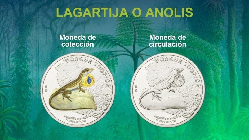 Nuevas monedas de 50 colones