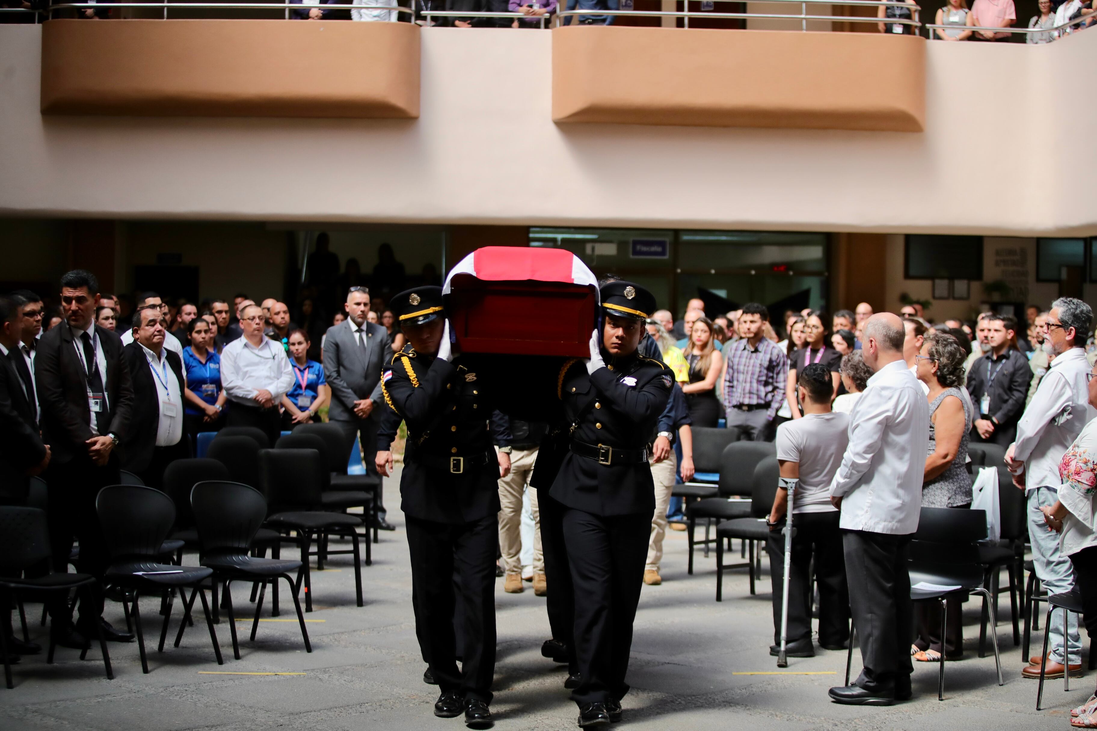 Funeral del oficial del OIJ, Geiner Zamora Hidalgo
