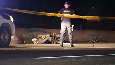 Fatal accidente de tránsito cobró la vida de un motociclista este Viernes Santo