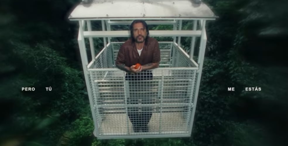 Juanes y su nuevo tema "Hagamos que", cuyo video grabó en el Parque Braulio Carrillo, en la ruta 32 hacia Limón.