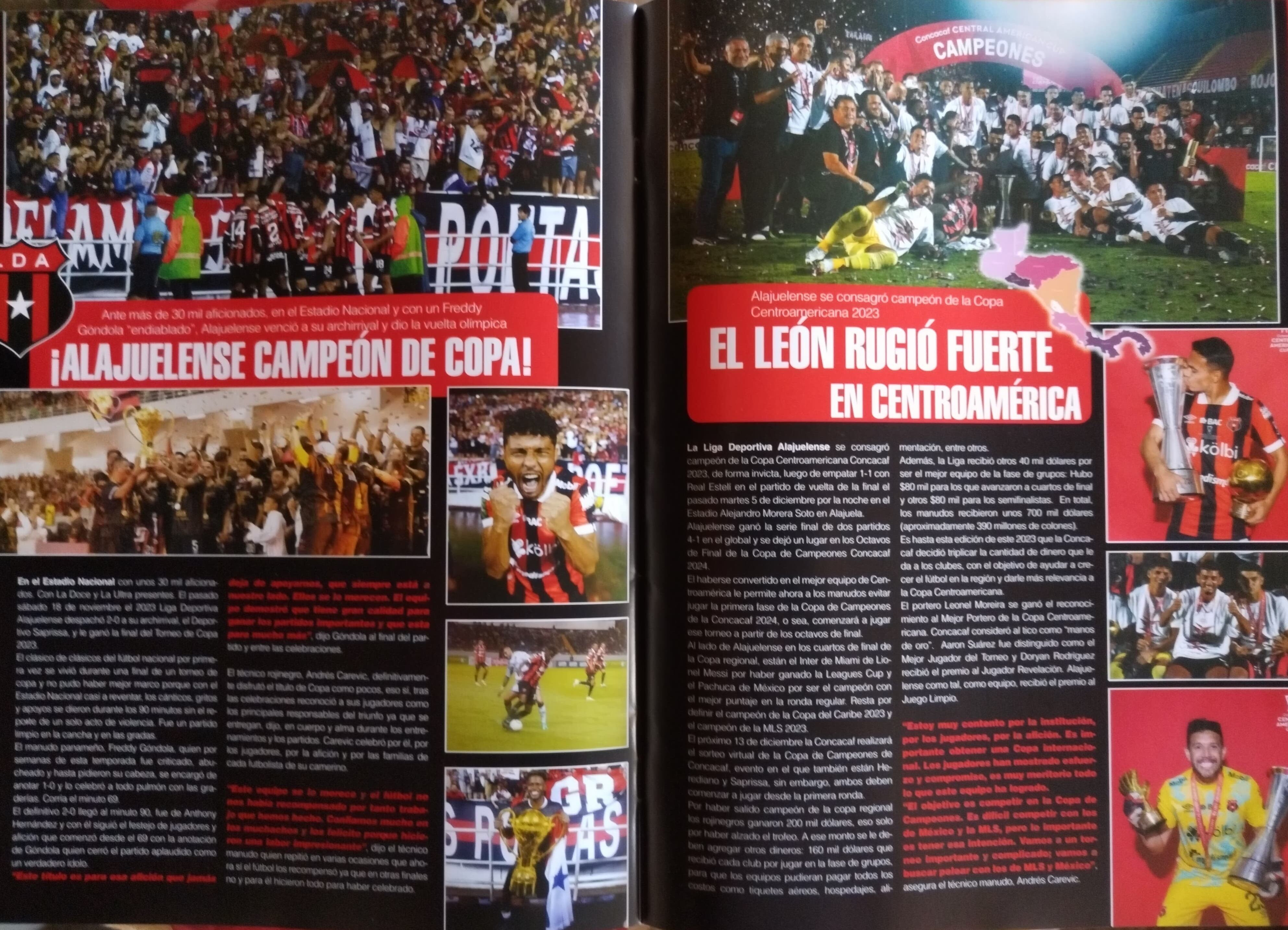 Ya se puede conseguir la edición impresa de la revista Más Deporte, en la cual se recogen las más recientes celebraciones de Saprissa y Alajuelense