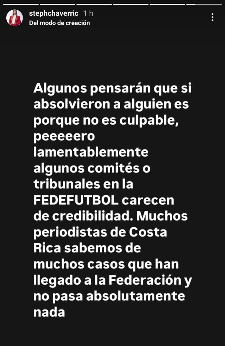 La periodista Stephanie Chaverri le tiró con todo a Jeaustin Campos. Captura de pantalla.