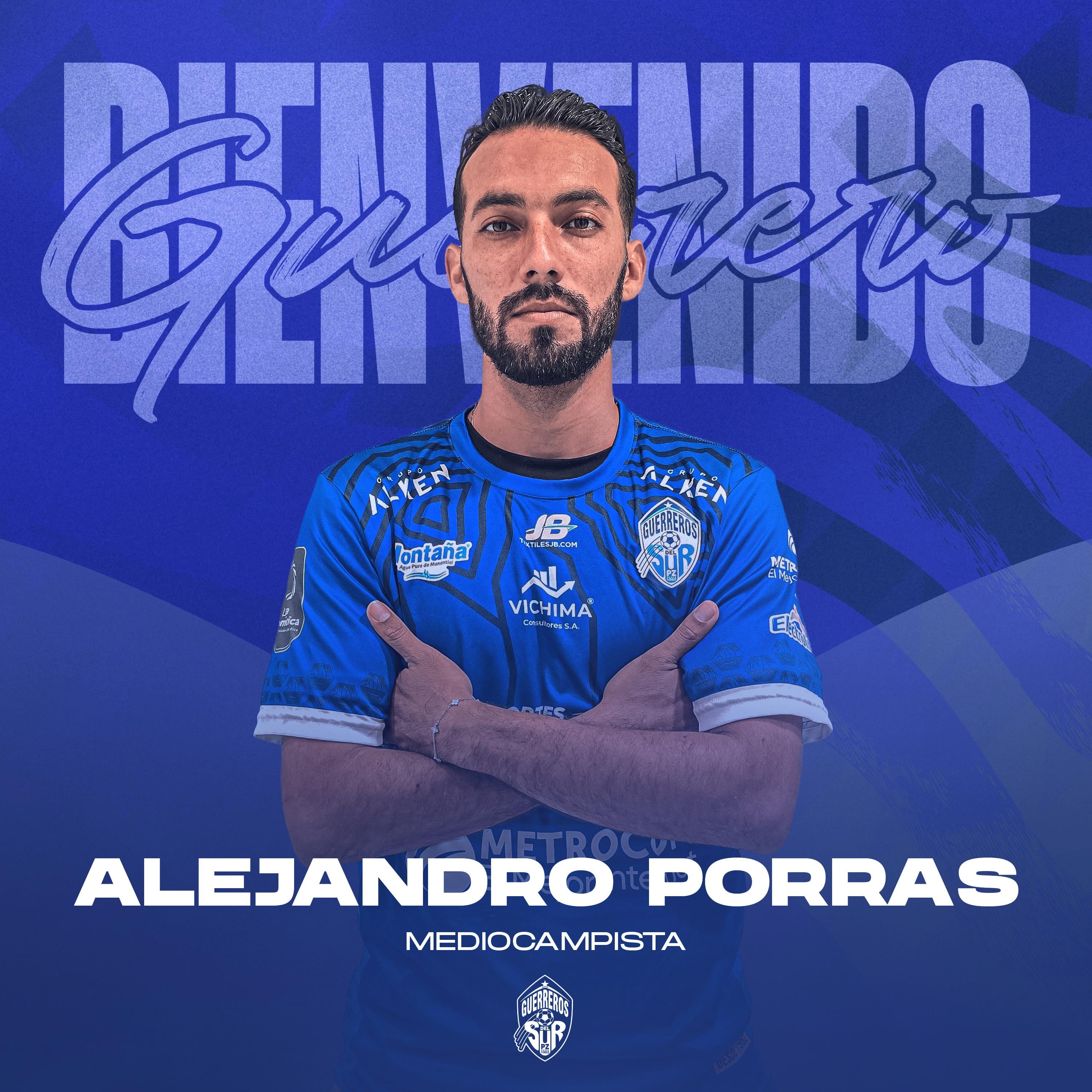 Alejandro  Porras es nuevo refuerzo de Pérez Zeledón.