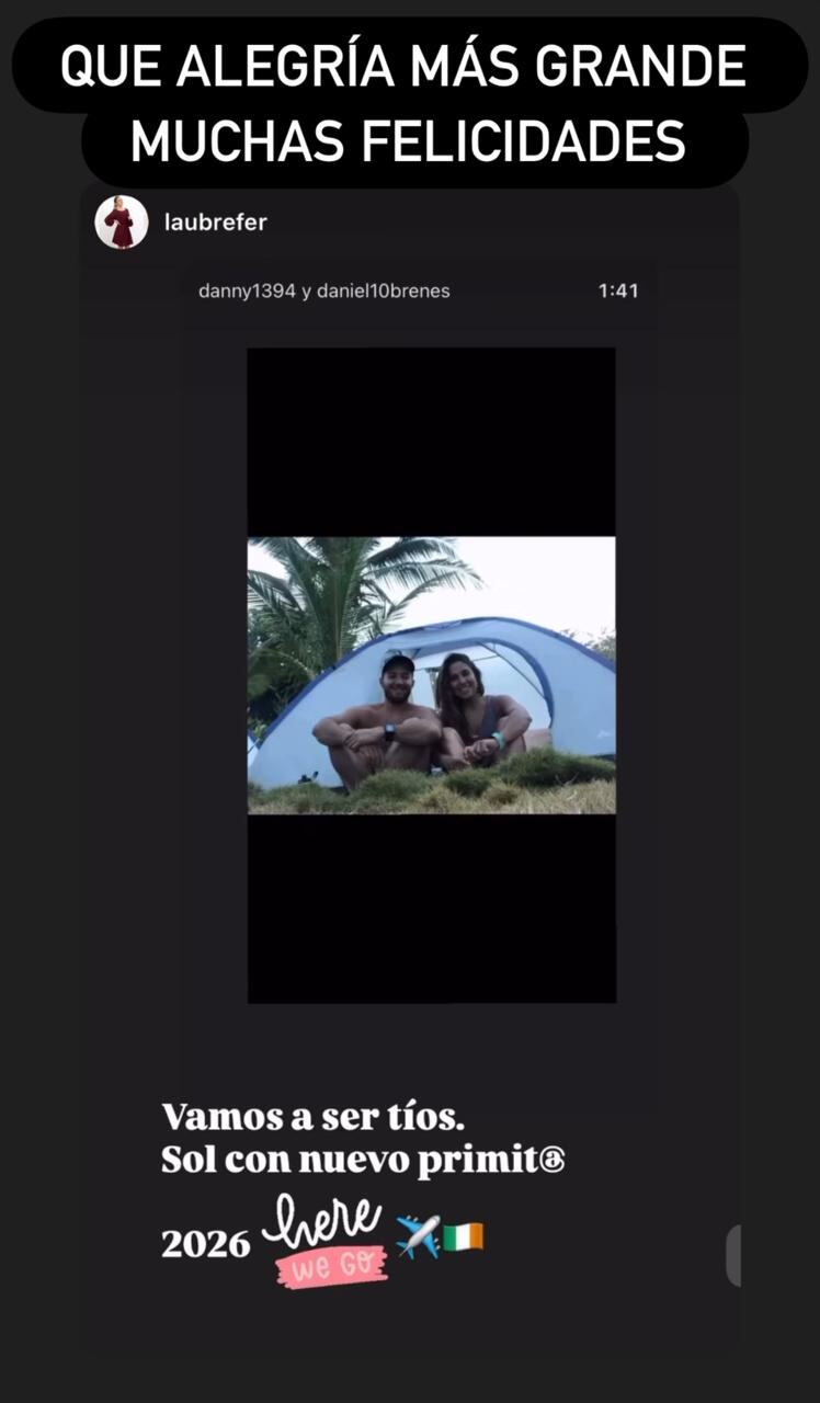 Jorge Martínez y Laura Brenes celebran otra gran alegría a dos meses de ser papás