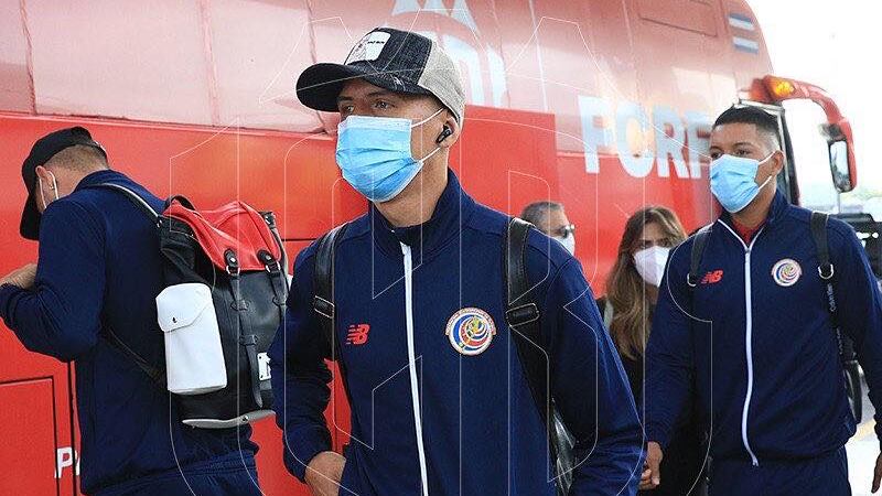 Selección de Costa Rica llega a Panamá