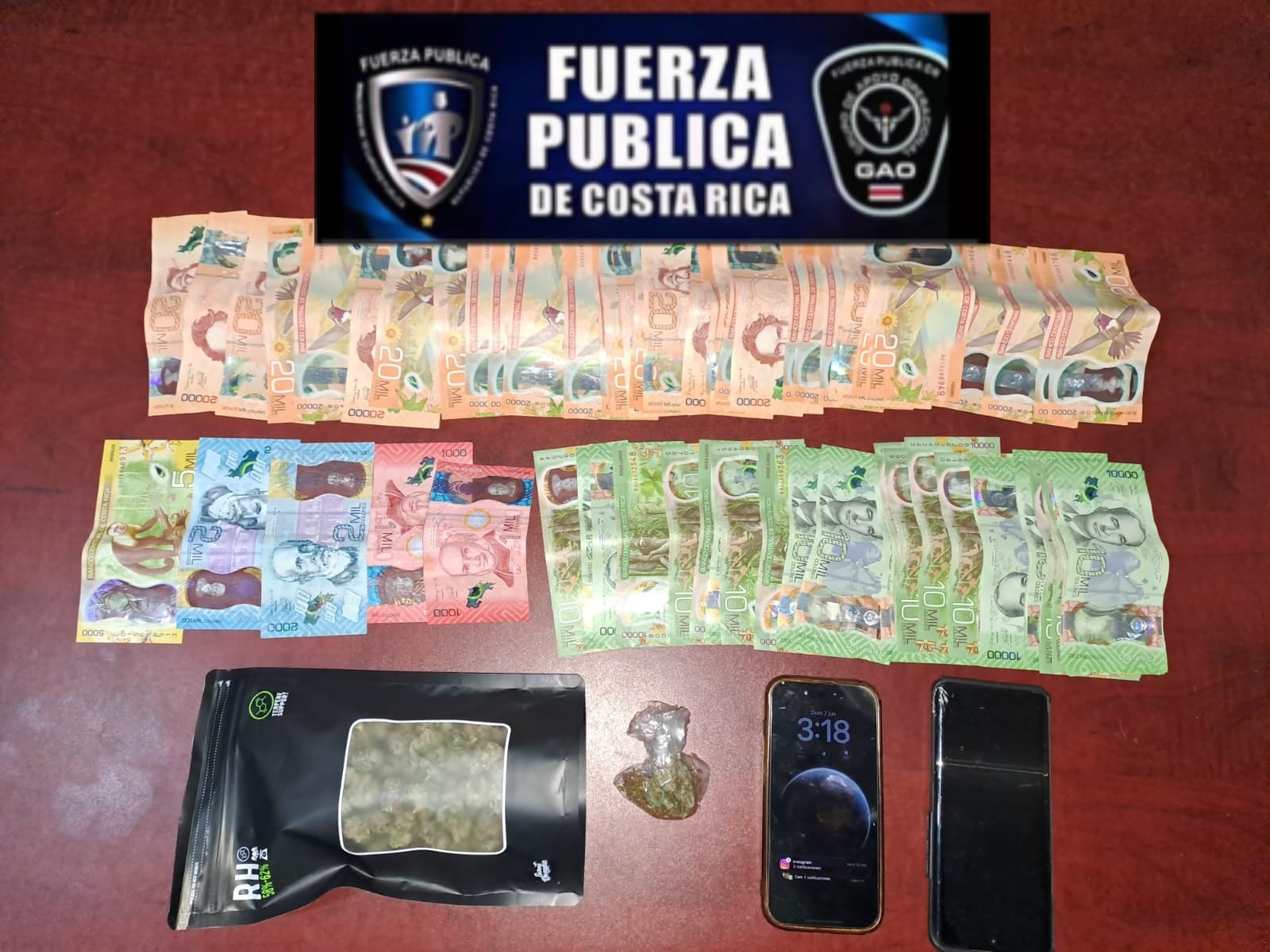 Bryan "Tiquito" Vásquez fue detenido durante un operativo realizado en la Ruta 32.