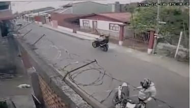 El escalofriante video en Aserrí que muestra los últimos segundos de un motociclista ultimado