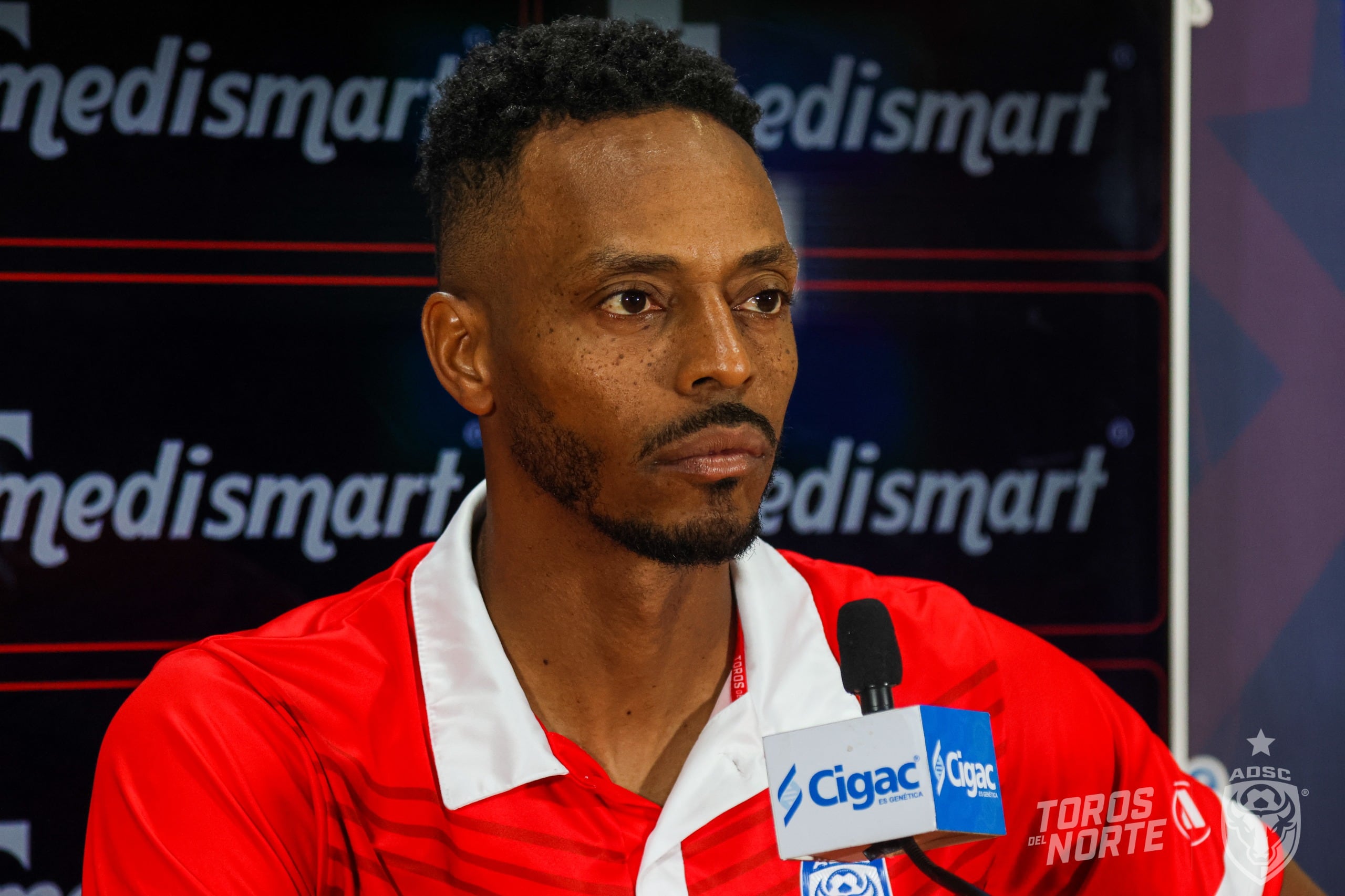 Junior Díaz, asistente de San Carlos habló del complicado momento que vive el club norteño. Prensa SC.