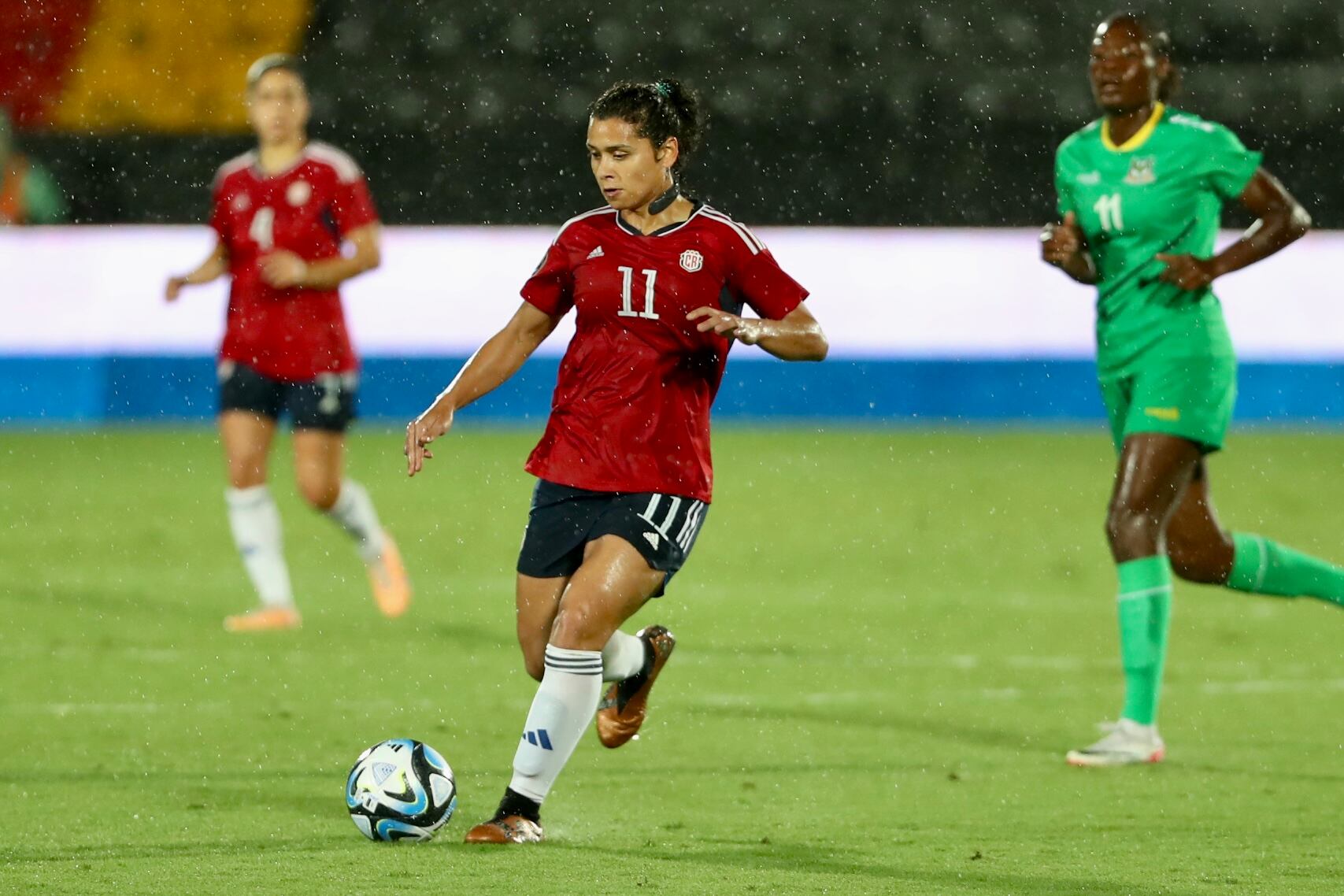 26/09/2023, Alajuela, Estadio Alejandro Morera Soto, partido de la eliminatoria para la Copa de Oro entre Costa Rica y San Cristobal y Nieves.