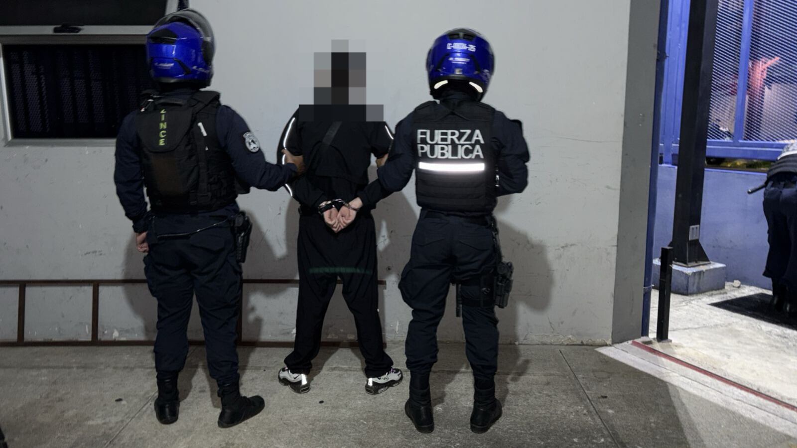 Detenidos sospechoso de homicidio en Heredia. Foto: MSP