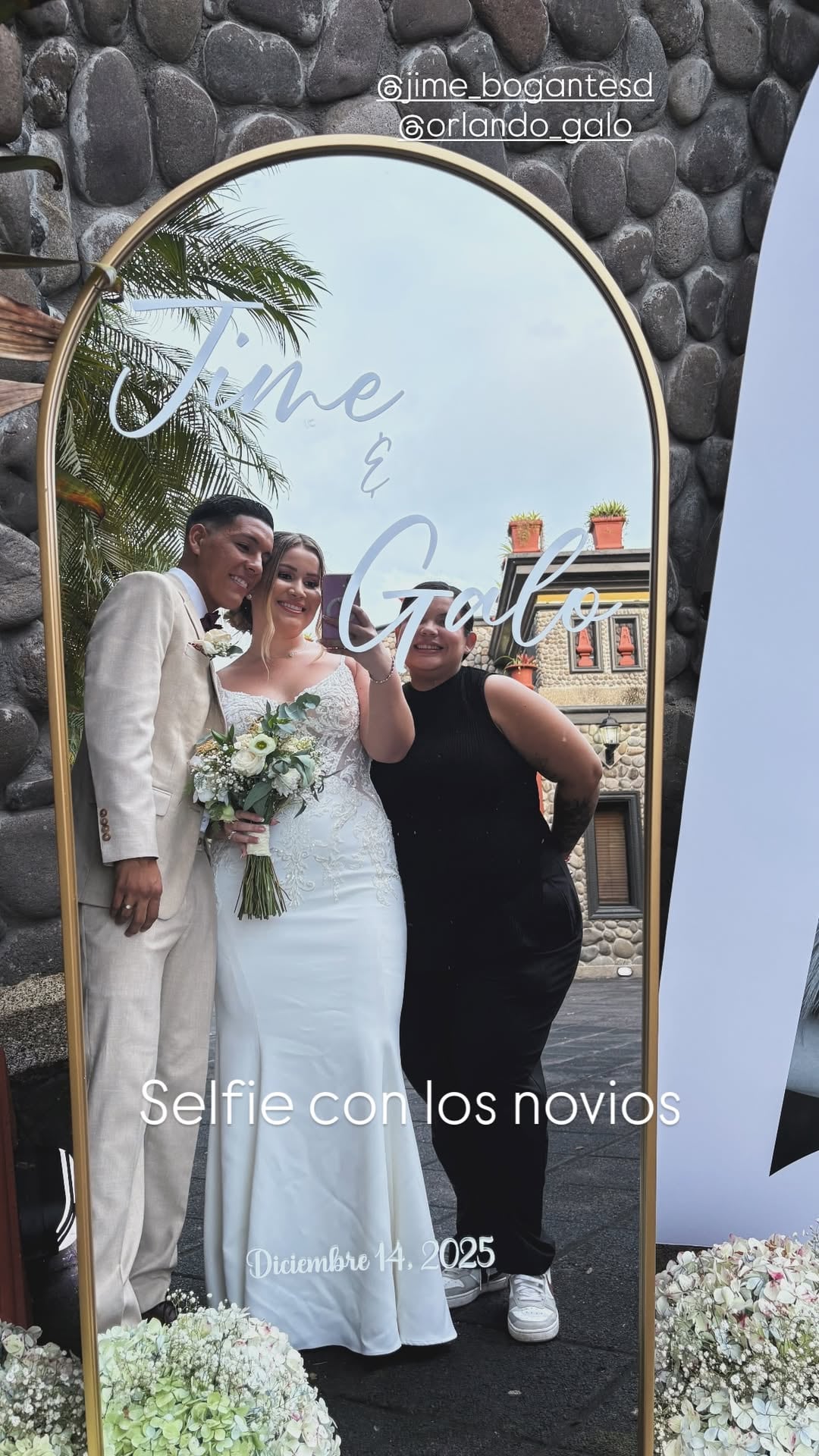 Orlando Galo se casó este domingo.