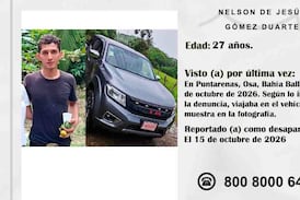 Joven lleva nueve días desaparecido y buscan pistas sobre su paradero