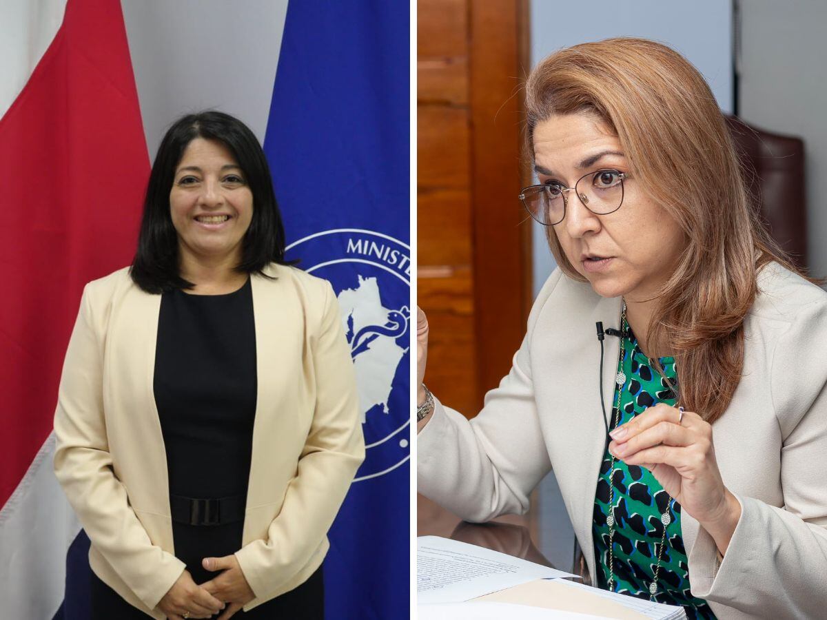 La ministra de salud, Mary Munive (derecha) y la viceministra, Mariela Marín (izquierda), tienen cola que les majen en cuanto a denuncias.