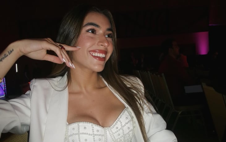 Kianny Berry Peraza, hija de Glenda Peraza y Austin Berry.