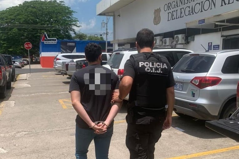 Detienen en Liberia a sospechosos de agresión con arma y amenazas agravadas. Foto OIJ.