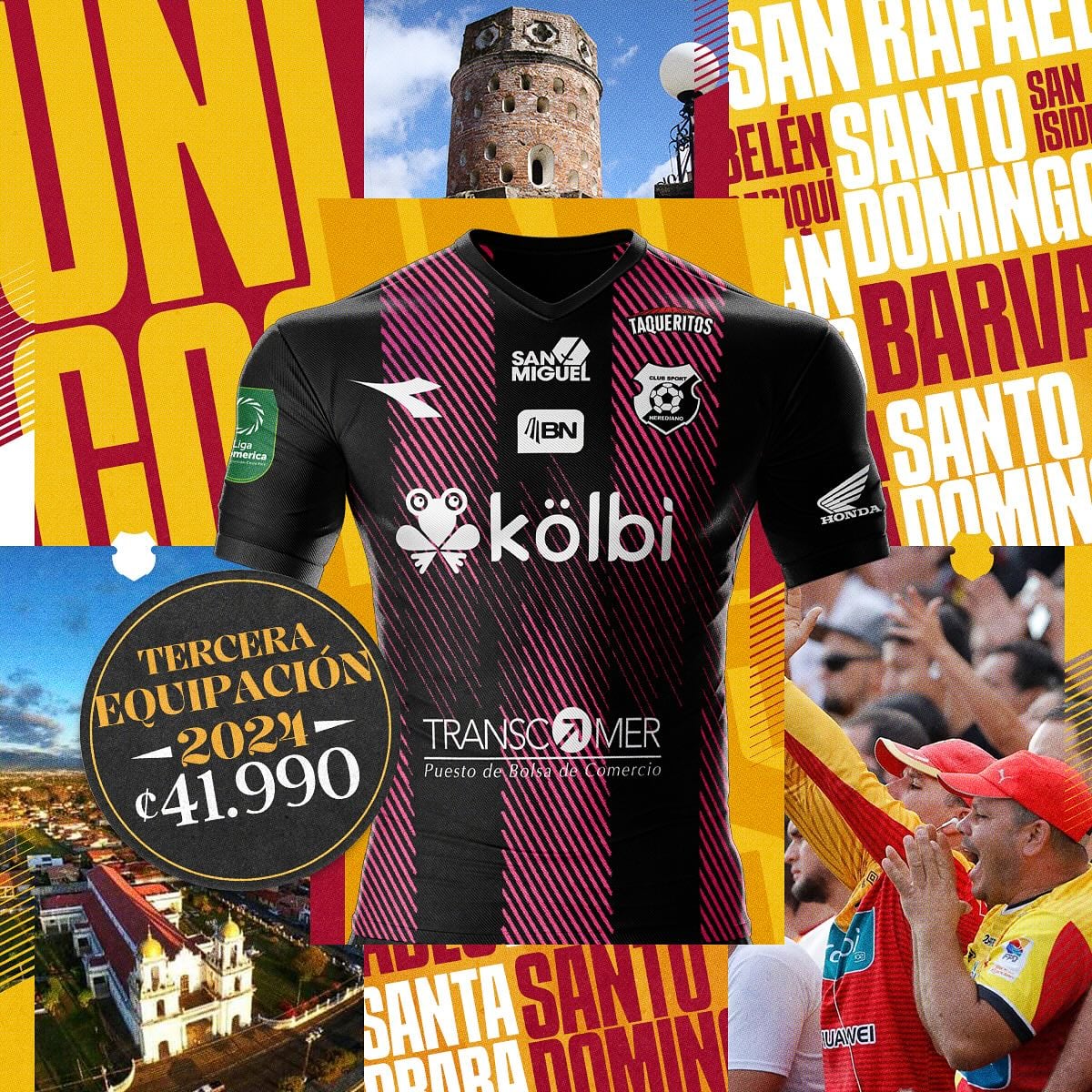 Tercer uniforme de Herediano