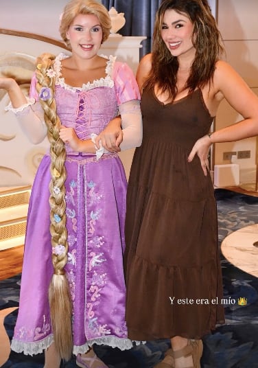 Así posó Melissa Durán junto a Kaká.