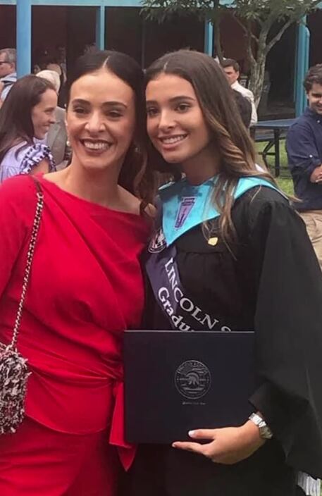 Carolina Sánchez, la Chama, y su hija del empresario Carlos Rodríguez