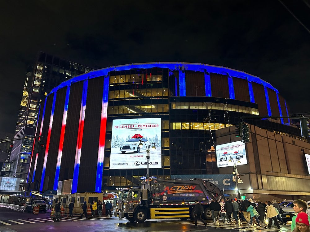 madison square garden new york rangers