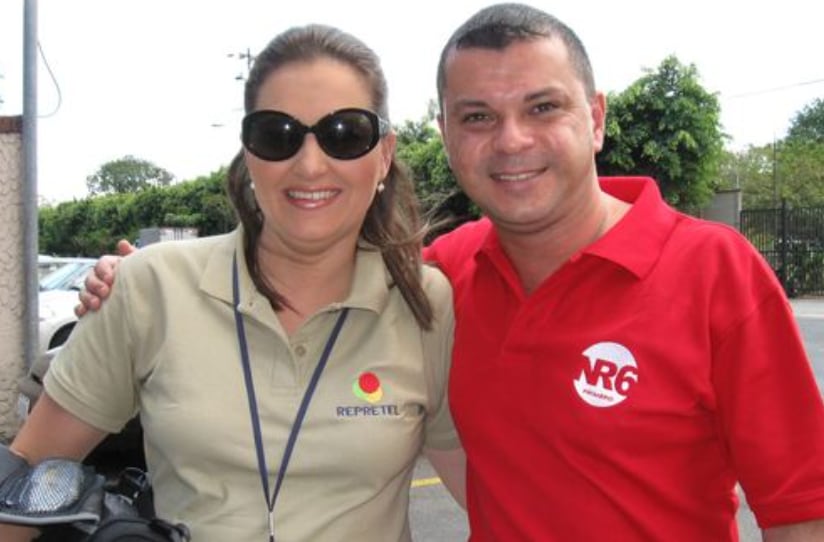 Laura Iglesias y William Fernández, experiodista de Noticias Repretel.