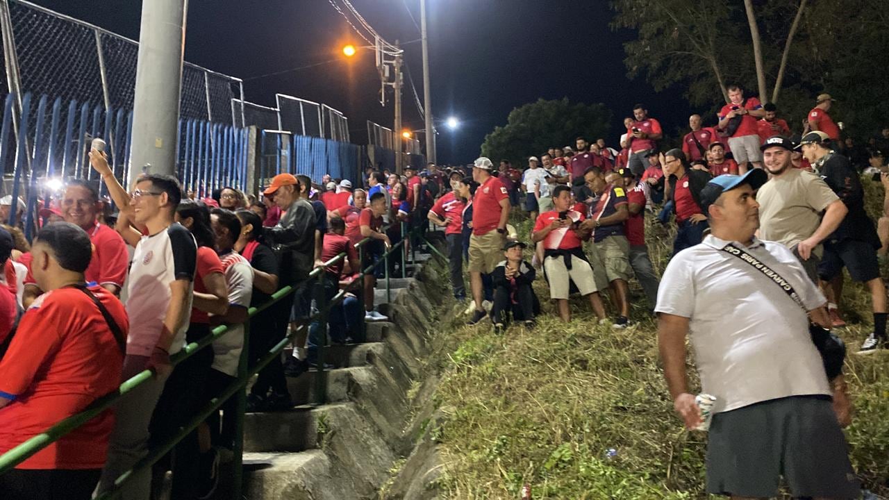 Nicaragua vs Costa Rica, estadio nacional de Nicaragua