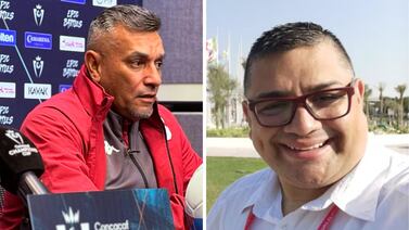 Christian Sandoval responde a pedrada que le tiró el técnico de Saprissa José Giacone