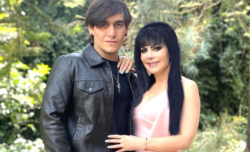 Maribel Guardia y su hijo Julián Figueroa
