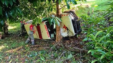Tres cruzrojistas vivieron un milagro en una de las carreteras más peligrosas de Costa Rica