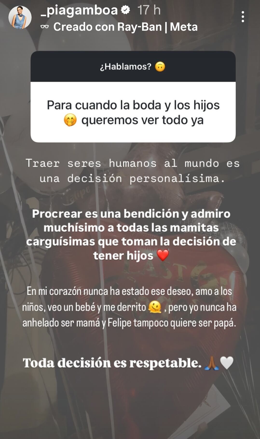 Pía Gamboa, hermana de Marilin Gamboa