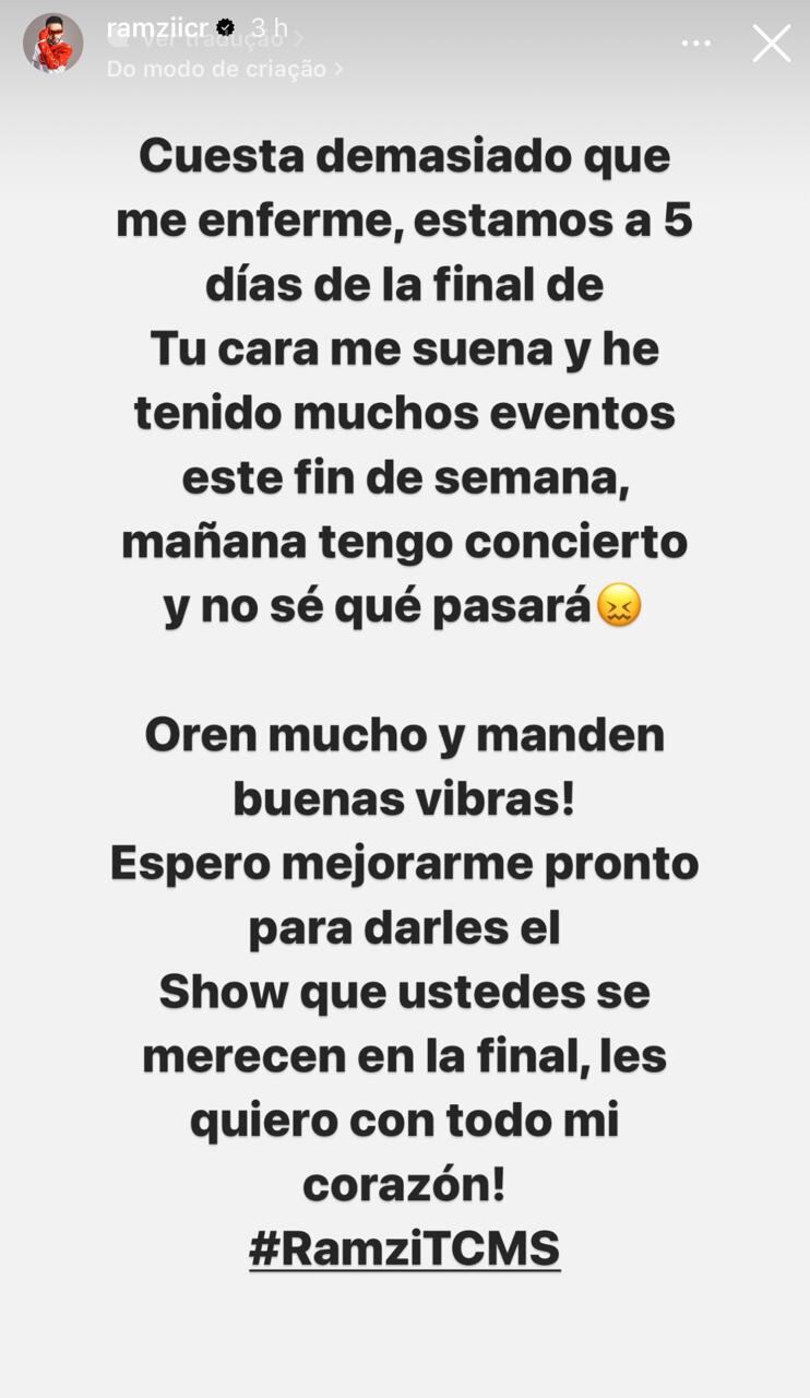 Ramzi, Tu cara me suena